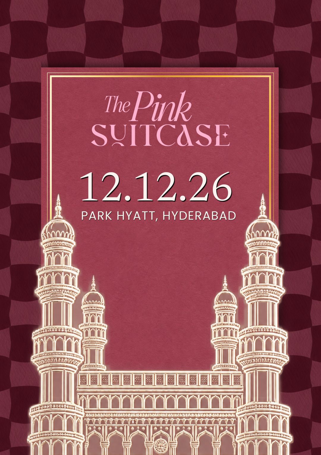 Save the Date — 12.12.26, Park Hyatt Hyderabad